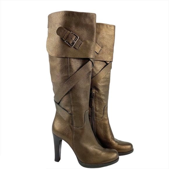 Via Spiga ‘Hanna' bronze tall leather boots 7 - Picture 15 of 15
